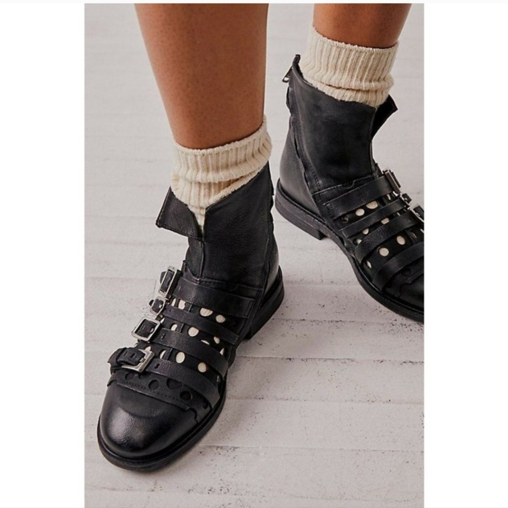 A.S. 98 Vivi Buckle Boots Size 8.5 / EU 39 NEW NWT